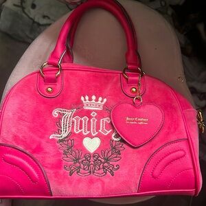 Juicy bag hot pink gently used